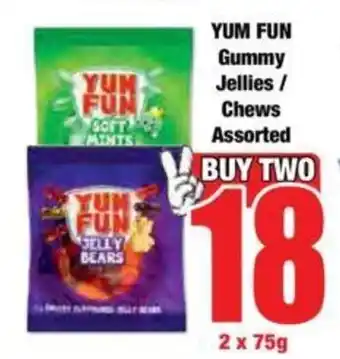 Boxer YUM FUN Gummy Jellies/Chews Assorted offer