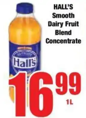 Boxer HALL'S Smooth Dairy Fruit Blend Concentrate 1L offer
