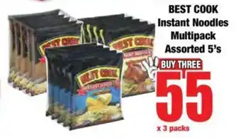 Boxer BEST COOK Instant Noodles Multipack Assorted 5's offer