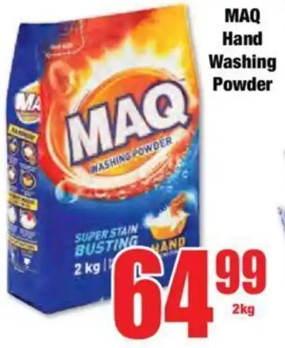 MAQ Hand Washing Powder offer at Boxer