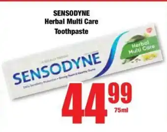 Boxer SENSODYNE Herbal Multi Care Toothpaste offer