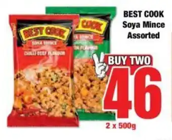 Boxer BEST COOK Soya Mince Assorted offer