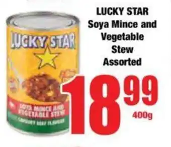 Boxer LUCKY STAR Soya Mince and Vegetable Stew Assorted offer