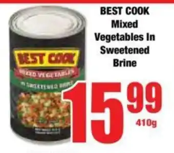 Boxer BEST COOK Mixed Vegetables In Sweetened Brine offer