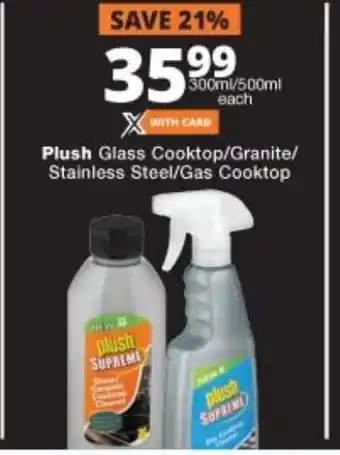 Checkers Plush Glass Cooktop/Granite/Stainless Steel/Gas Cooktop 300ml/500ml offer