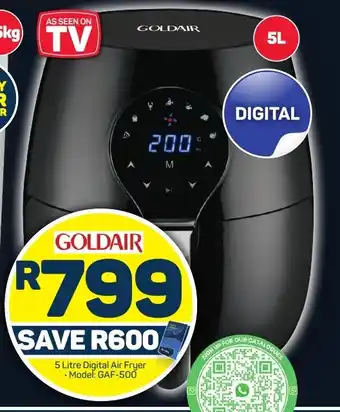 Pick n Pay GOLDAIR 5 Litre Digital Air Fryer offer