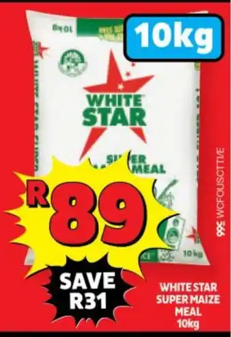 Usave WHITE STAR SUPER MAIZE MEAL 10kg offer