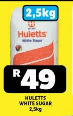 Usave HULETTS WHITE SUGAR 2,5kg offer