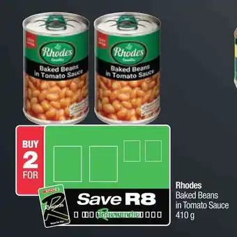 Spar Rhodes Baked Beans in Tomato Sauce 410g offer