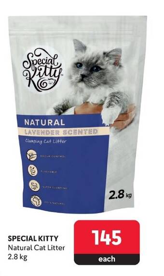Makro SPECIAL KITTY Natural Cat Litter 2.8kg offer