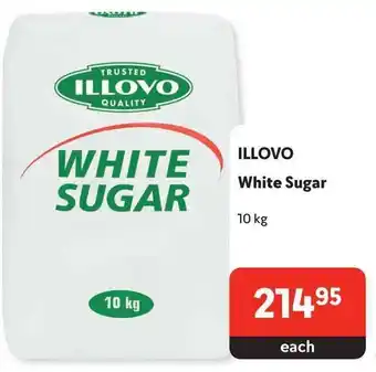 Makro ILLOVO White Sugar 10kg offer