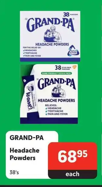 Makro GRAND-PA Headache Powders 38s offer