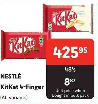 Makro NESTLÉ KitKat 4-Finger (All variants) offer