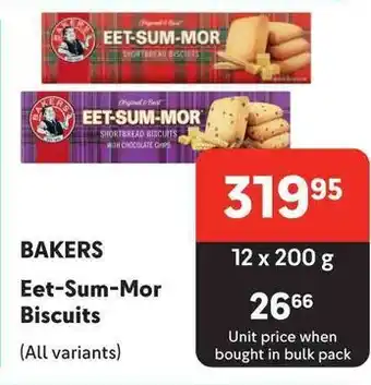 Makro BAKERS Eet-Sum-Mor Biscuits offer