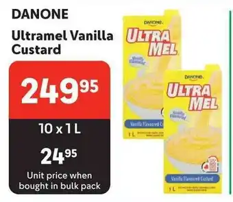 Makro DANONE Ultramel Vanilla Custard offer