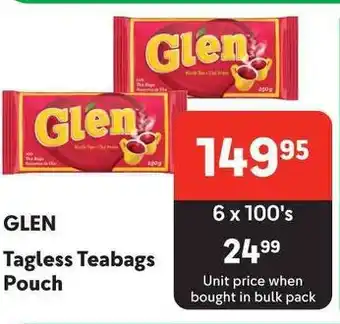 Makro GLEN Tagless Teabags Pouch offer