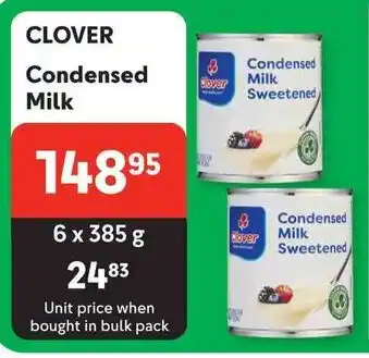 Makro CLOVER Condensed Milk offer