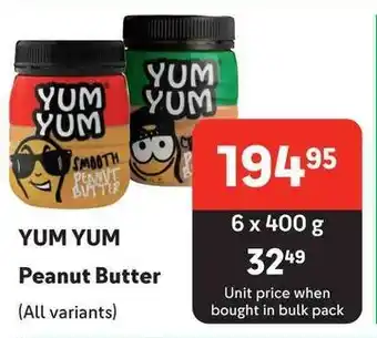 Makro YUM YUM Peanut Butter offer