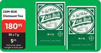 Makro ZAM-BUK Ointment Tins offer