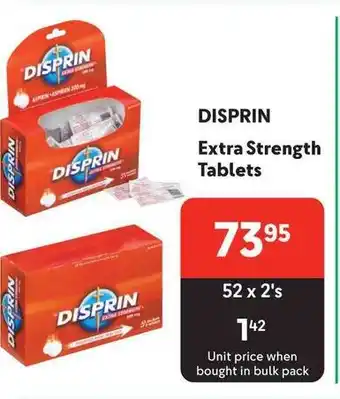 Makro DISPRIN Extra Strength Tablets offer
