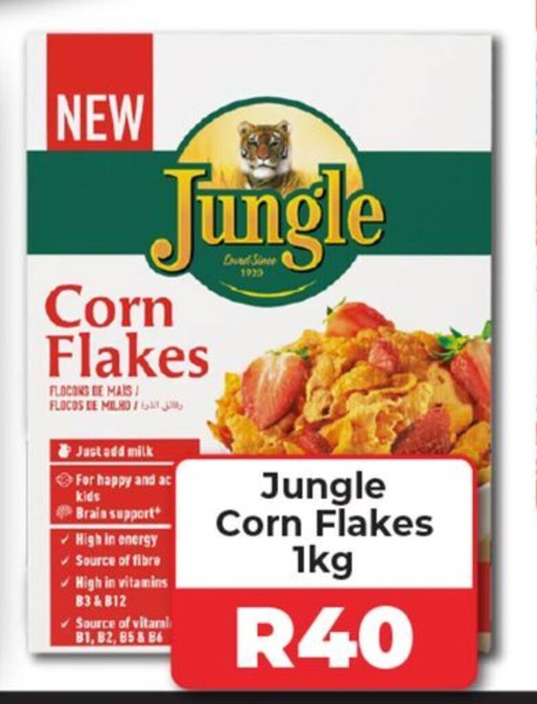 Jungle Corn Flakes 1kg offer at 1UP