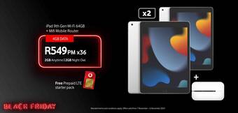 Makro iPad 9th Gen Wi-Fi 64GB + Mifi Mobile Router offer