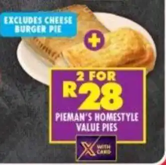 Shoprite PIEMAN'S HOMESTYLE VALUE PIES offer