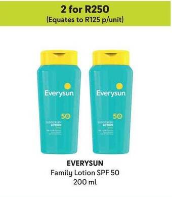 Makro EVERYSUN Family Lotion SPF 50 200ml offer
