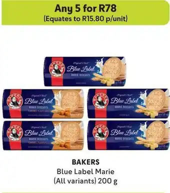 BAKERS Blue Label Marie (All variants) 200g