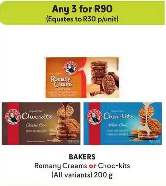 BAKERS Romany Creams or Choc-kits (All variants) 200g