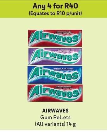 Makro AIRWAVES Gum Pellets (All variants) 14g offer
