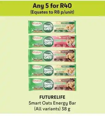Makro FUTURELIFE Smart Oats Energy Bar (All variants) 38g offer