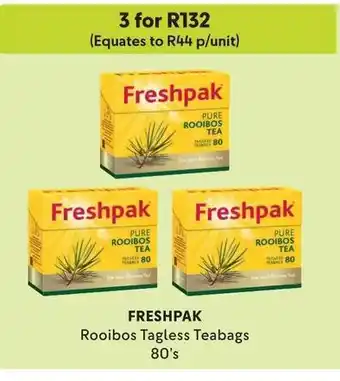 Makro FRESHPAK Rooibos Tagless Teabags 80s offer