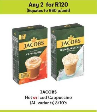 Makro JACOBS Hot or Iced Cappuccino (All variants) 8/10's offer