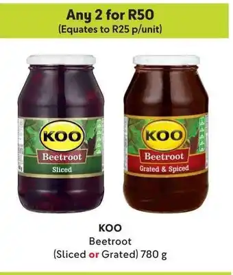 Makro КОО Beetroot (Sliced or Grated) 780g offer