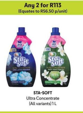 Makro STA-SOFT Ultra Concentrate (All variants) 1 L offer