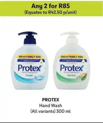 Makro PROTEX Hand Wash (All variants) 300 ml offer