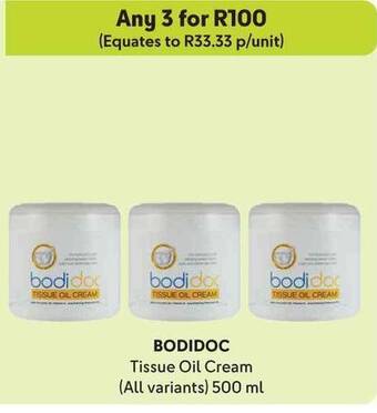 Makro BODIDOC Tissue Oil Cream (All variants) 500 ml offer