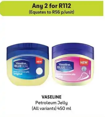 Makro VASELINE Petroleum Jelly (All variants) 450 ml offer