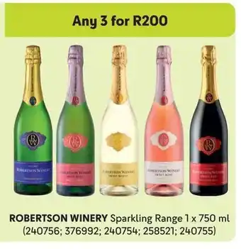 Makro ROBERTSON WINERY Sparkling Range 1 x 750 ml offer