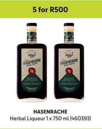 Makro HASENRACHE Herbal Liqueur 1 x 750 ml offer