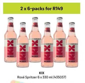 Makro KIX Rosé Spritzer 6 x 330 ml offer