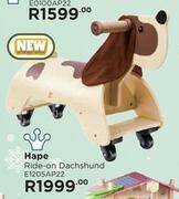 Toy Kingdom Hape ride on dachshund e1205ap22 offer