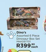 Toy Kingdom Dino's assorted6 piece dinosaur box set mkk097701-each offer