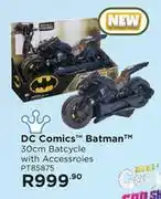 Toy Kingdom Dc comics batman 30cm batcycle with accessories pt85875 offer