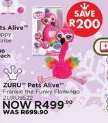 Toy Kingdom Zuru pets alive frankie the funkey flamingo zuru9522 offer