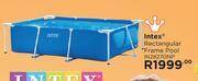 Toy Kingdom Intex rectangular frame pool in28270np offer