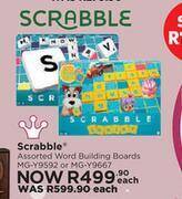 Toy Kingdom Scrabble assortd word building boards mg-y9592 or mg-y9667-each offer