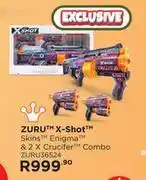 Zuru x-shot skins enigma & 2 x crucifer combo zuru36524