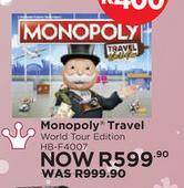 Toy Kingdom Monopoly travel world tour edition hb-f4007 offer